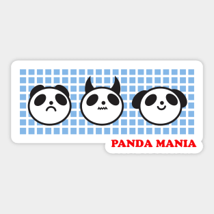 Panda Mania Sticker